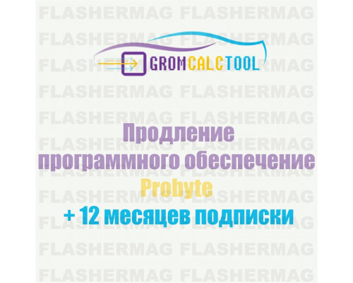 Продление подписки Probyte на 12 месяцев для GromCalcTool