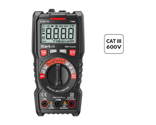 Мультиметр цифровой iCartool IC-M113C